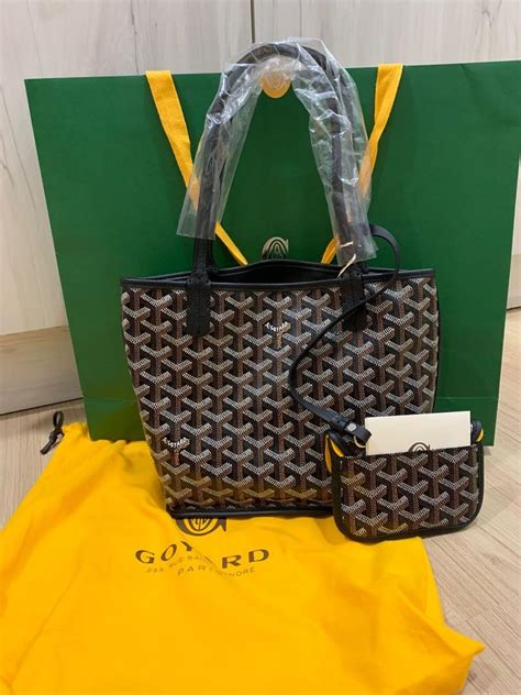 goyard small purse|authentic goyard anjou mini black.